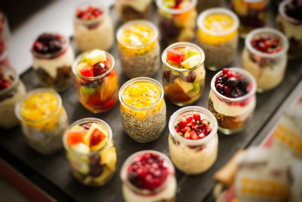 德文郡花园杜文酒店 格拉斯哥 外观 照片 Fruit parfaits