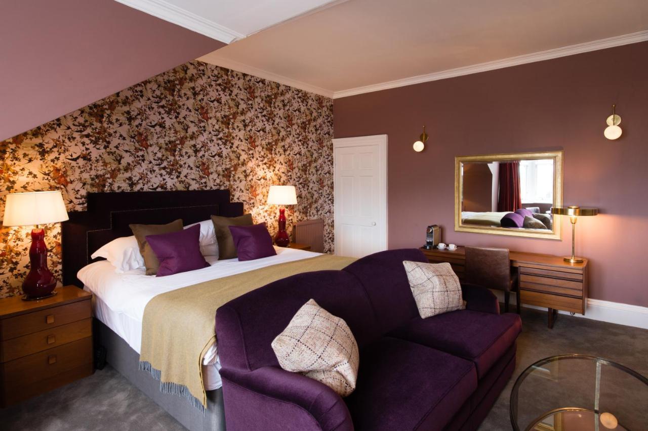 德文郡花园杜文酒店 格拉斯哥 外观 照片 A bedroom at the hotel