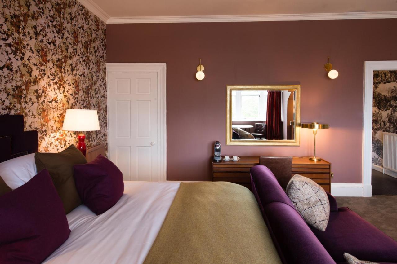 德文郡花园杜文酒店 格拉斯哥 外观 照片 A bedroom at the hotel
