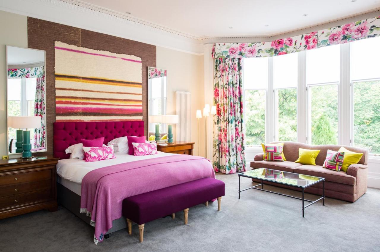 德文郡花园杜文酒店 格拉斯哥 外观 照片 A bedroom at the hotel